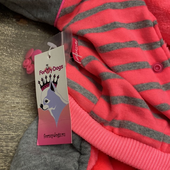 - Pink dog sweat suit see chart for size - Picture 9 of 9